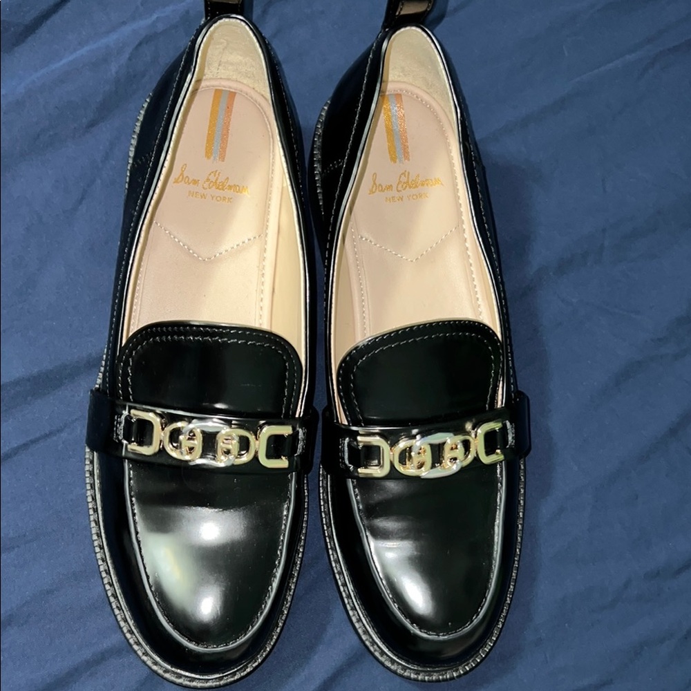 Sam Edelman Black Loafers for Women
